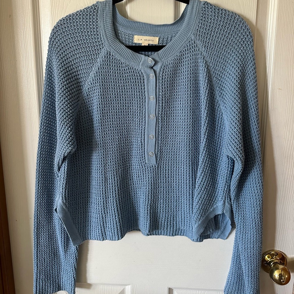 Blue LA Hearts(PacSun) sweater